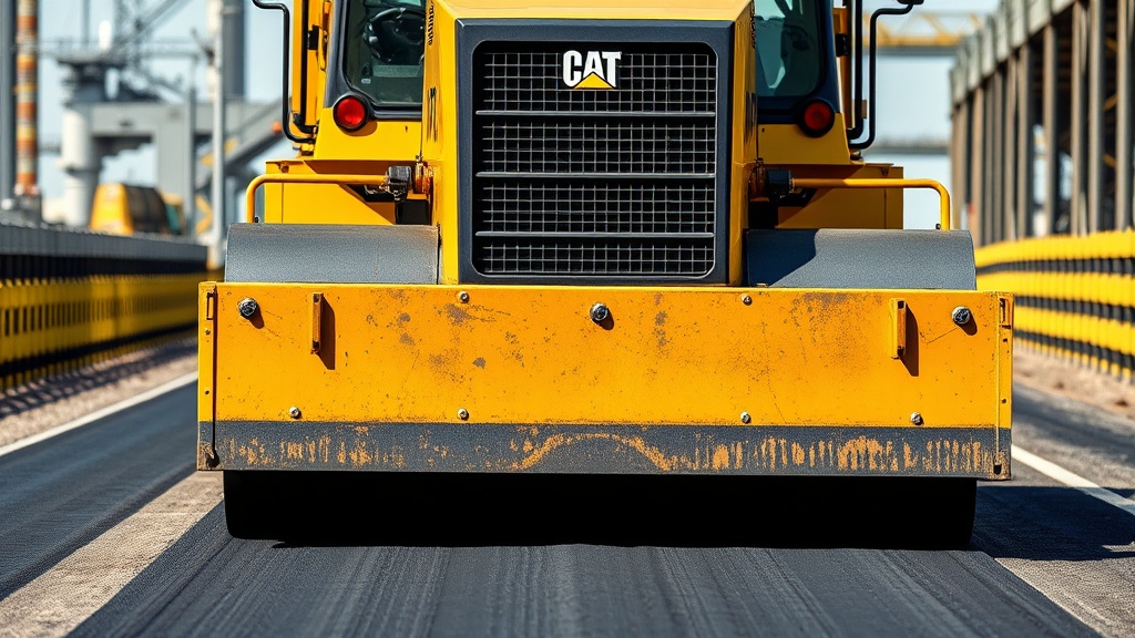 Caterpillar AP655F Screed Plate Replacement Procedure